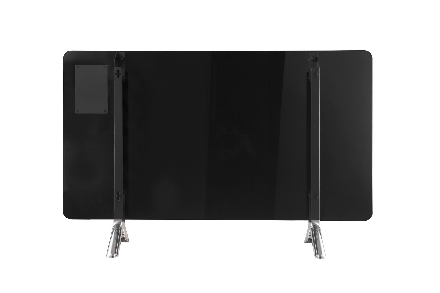 BERG Black Far Infrared Electric Wi-Fi/Remote Control Smart Glass Panel Heater - Ultraslim (12mm)