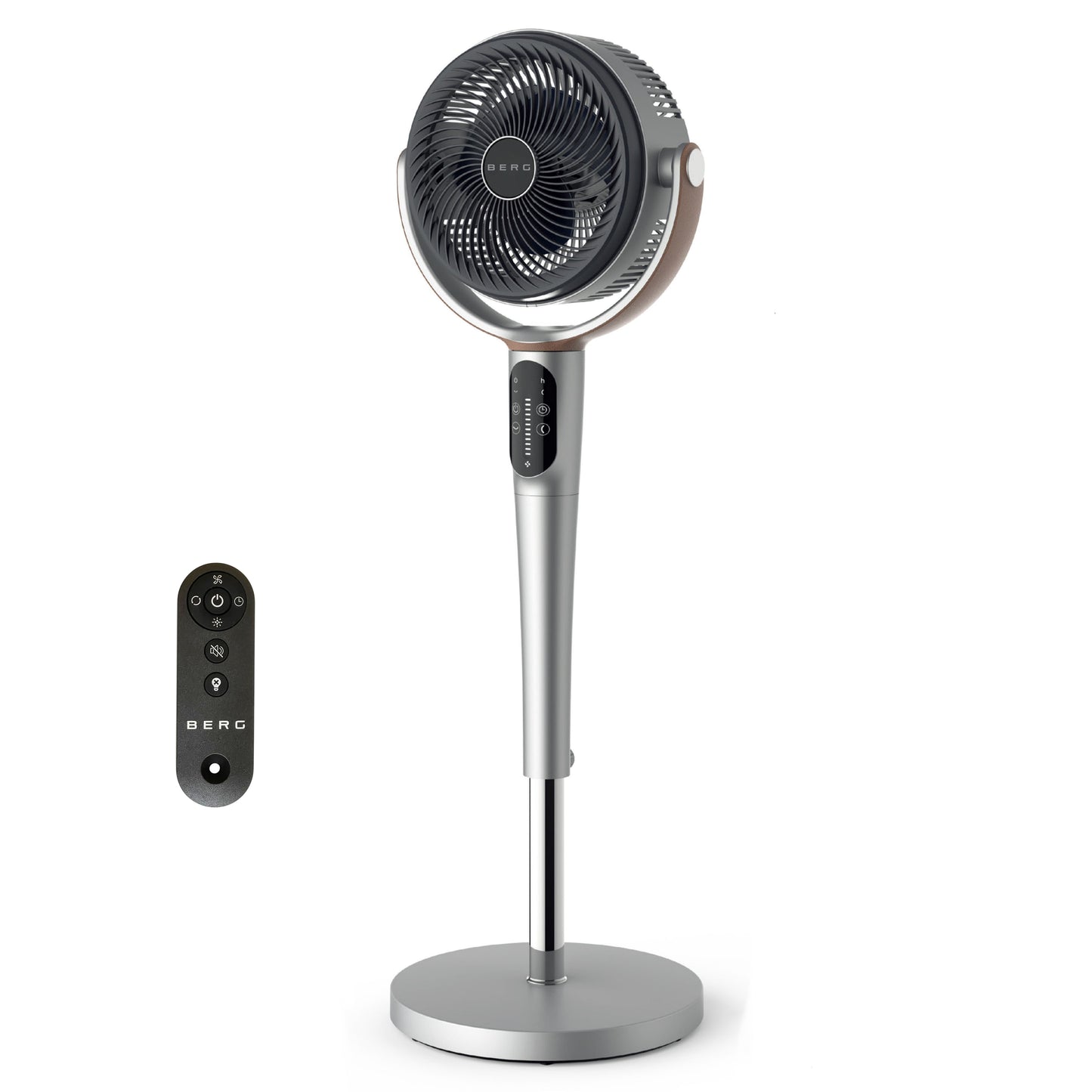 BERG Breeze Remote Control 24-Speed 3D Oscillating 40W Pedestal Fan